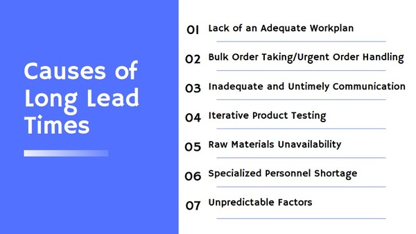 causes of long lead time